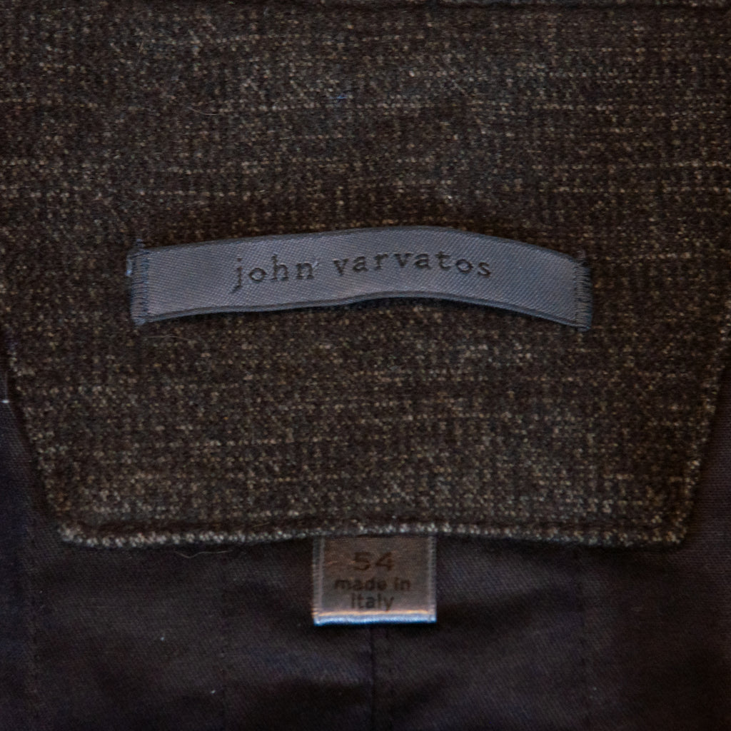John Varvatos Green Knit Twill Blazer
