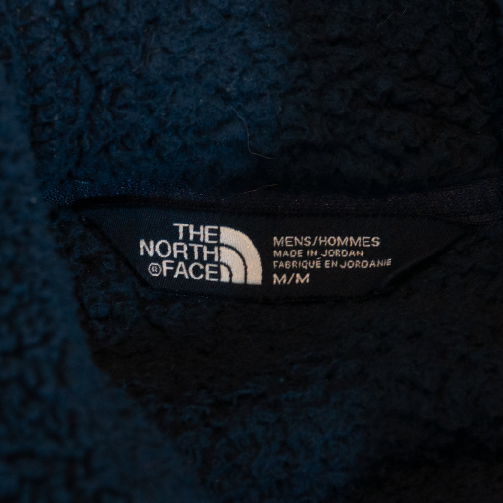 The North Face Navy Blue Campshire Sherpa Fleece Pullover Hoodie