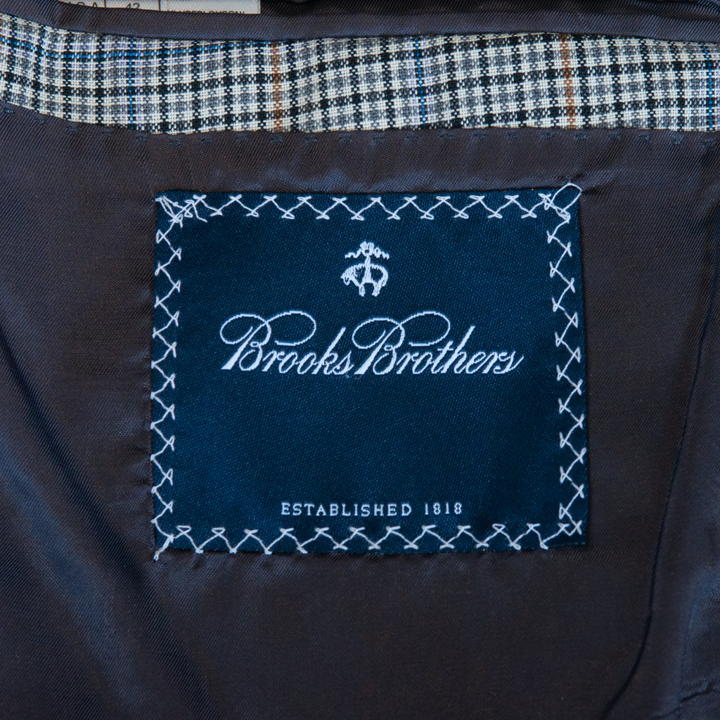 Brooks Brothers Grey Check Blazer