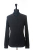 Ted Baker Dark Grey Silk Cashmere V-Neck Sweater