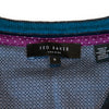Ted Baker Dark Grey Silk Cashmere V-Neck Sweater