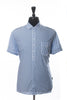 Love Moschino Blue Striped Short Sleeve Shirt