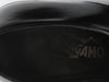 Salvatore Feragammo Black Leather Cap Toe Derby