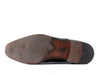 Salvatore Feragammo Black Leather Cap Toe Derby