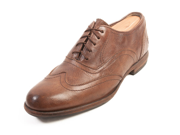 Frye Brown Leather Wingtip Shoes