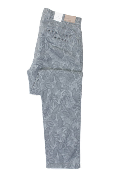 Brax NWT Gray Floral Print San Diego Pants