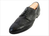 Henderson Baracco Black Unstructured Wingtip Shoes