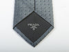 Prada NWT Grey Dotted Pattern Tie