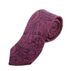 Faconnable Dark Pink Paisley Tie