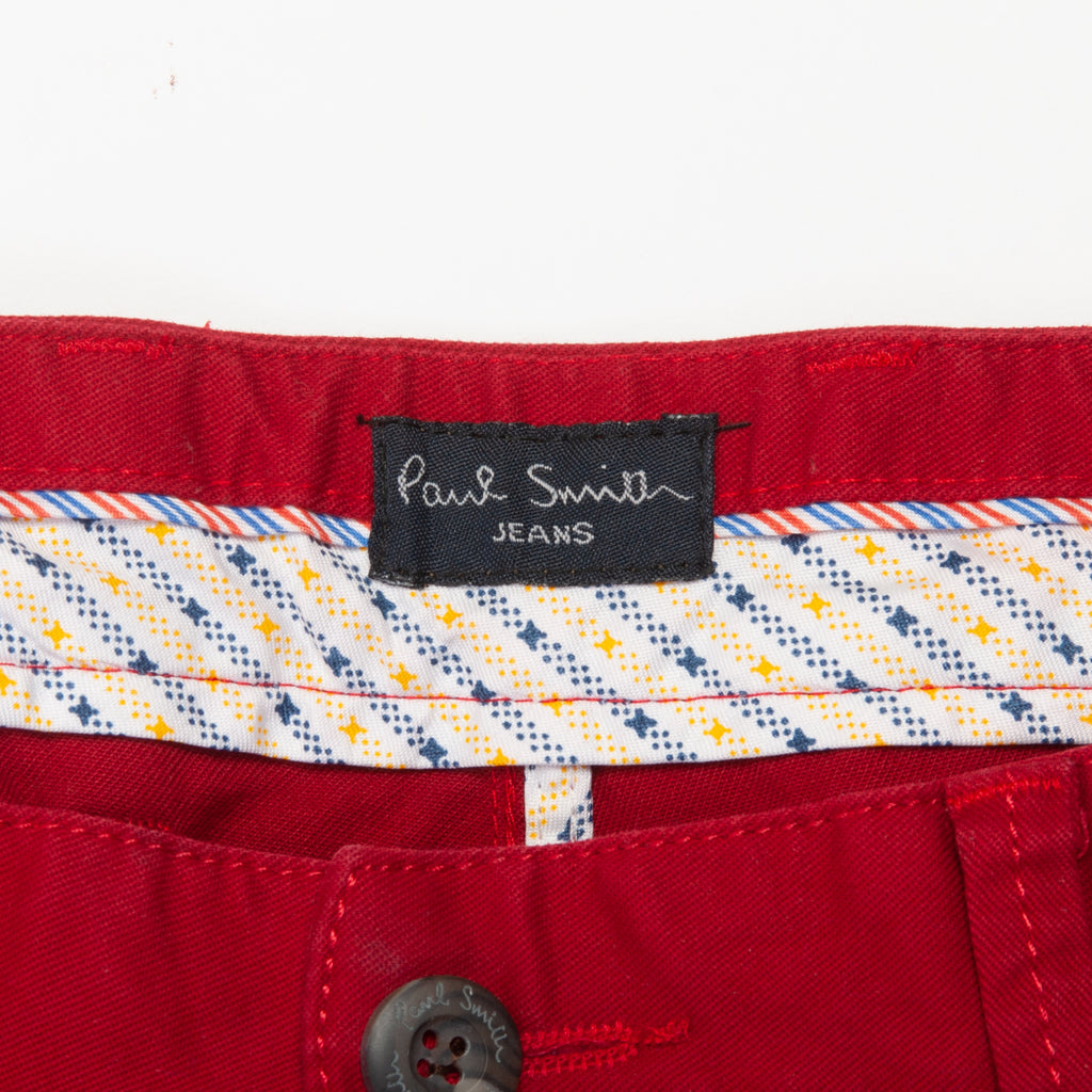 Paul Smith Bold Red Chinos