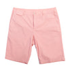 PT01 Torino Salmon Pink Stretch Seersucker Bermuda Shorts