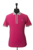 Lacoste Pink Devanlay Zip Polo Shirt