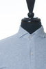 Isaia Grey Slim Fit Jersey Knit Shirt