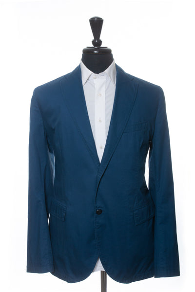 Hugo Boss Blue Cotton Benifit3-W Blazer