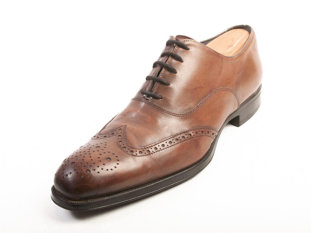 To Boot New York Brown Wingtip Shoes
