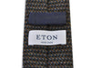 Eton Brown and Blue Handmade Knit Wool Tie