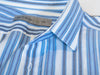 Etro Blue Striped Cotton Shirt