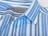 Etro Blue Striped Cotton Shirt