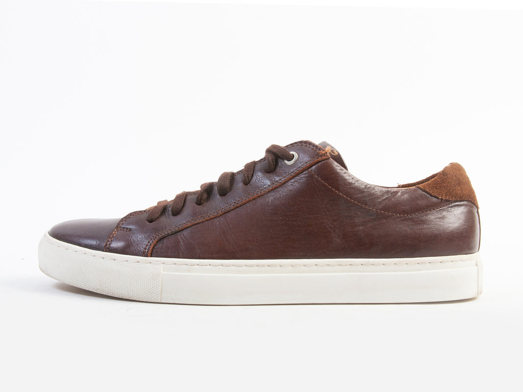SuitSupply Brown Leather Sneakers