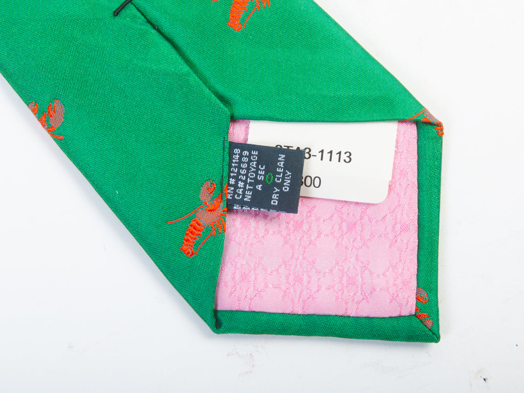 Ted Baker Green Lobster Patterned Tie