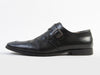 Hugo Boss Black Leather Monk Strap Shoes