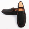 Tods X Ferrari Black Suede Driving Loafers