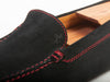 Tods X Ferrari Black Suede Driving Loafers