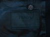 Prada Black Flannel Two Button Blazer