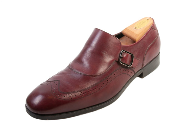 Salvatore Ferragamo Mahogany Red Buckle Shoes