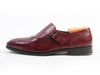 Salvatore Ferragamo Mahogany Red Buckle Shoes