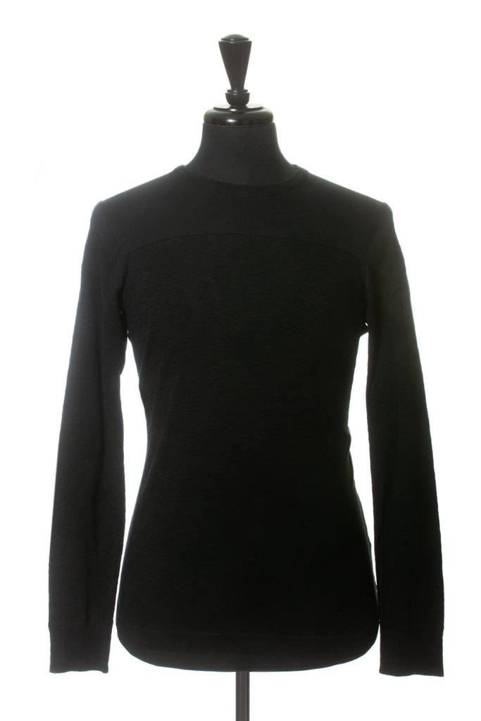 Wings + Horns Black Crew-Neck Pullover