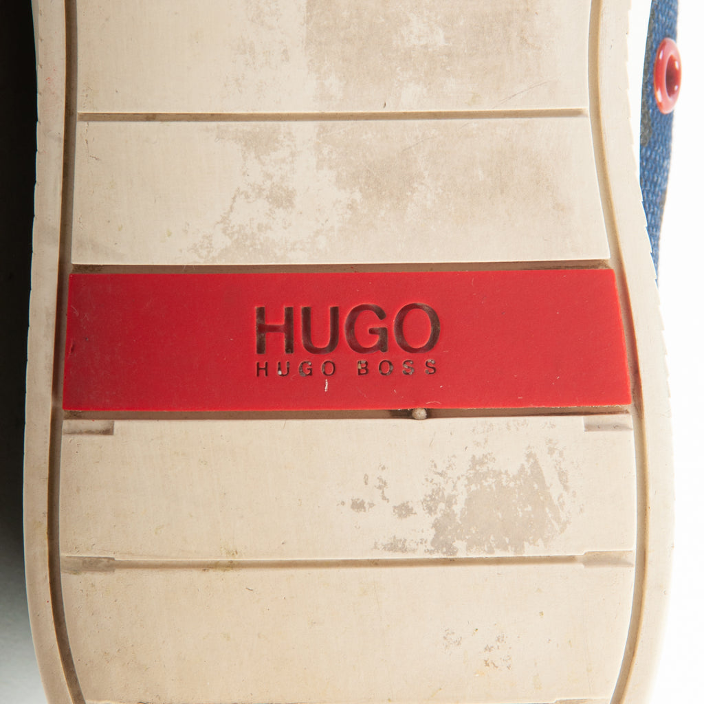 Hugo Boss Blue Canvas Sneakers