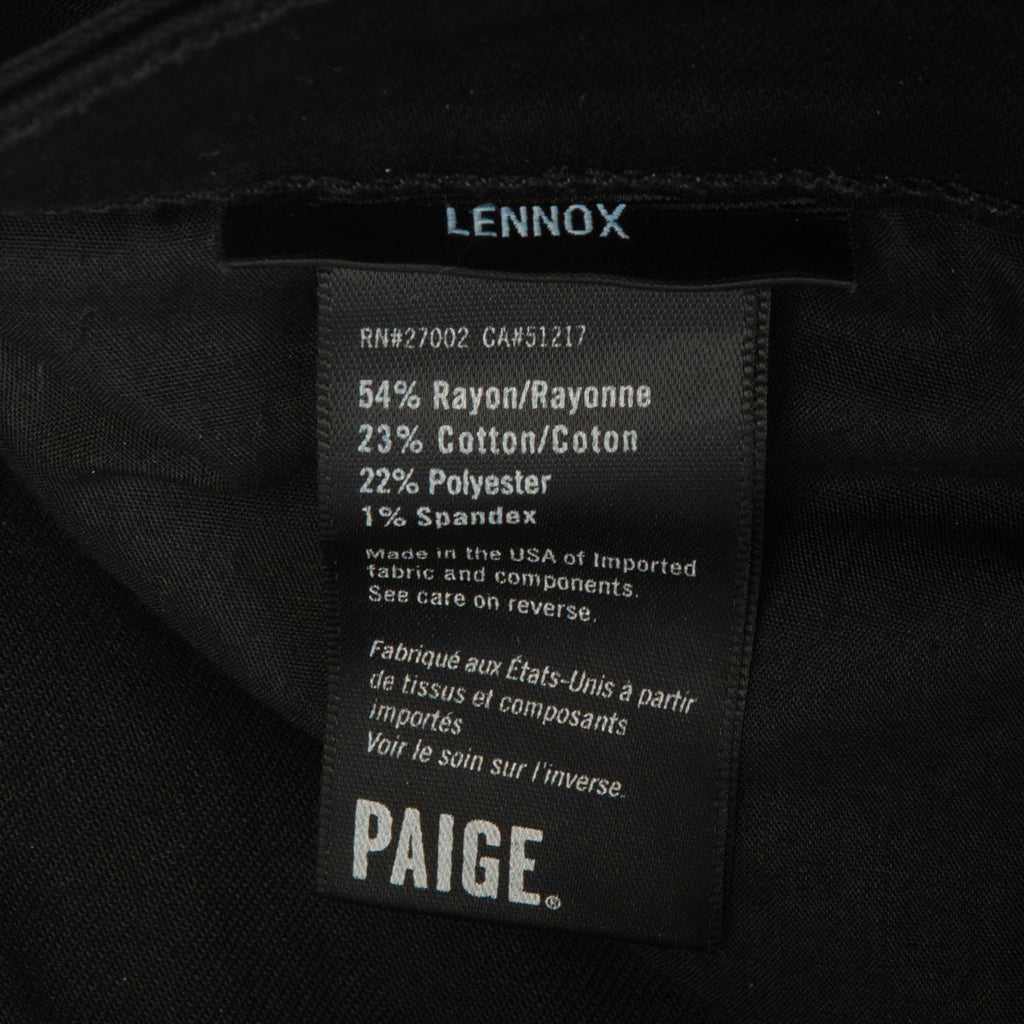 Paige Shadow Black Lennox Jeans