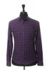 Burberry Brit Purple Check Lightweight Flannel Shirt