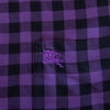 Burberry Brit Purple Check Lightweight Flannel Shirt