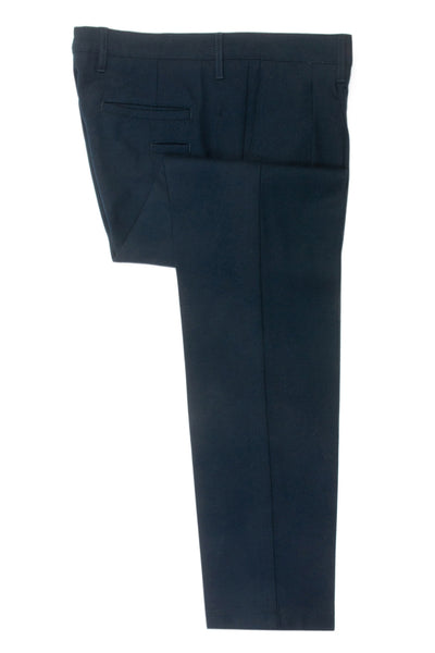 Eleventy Platinum Navy Blue Flannel Pences Young Pants