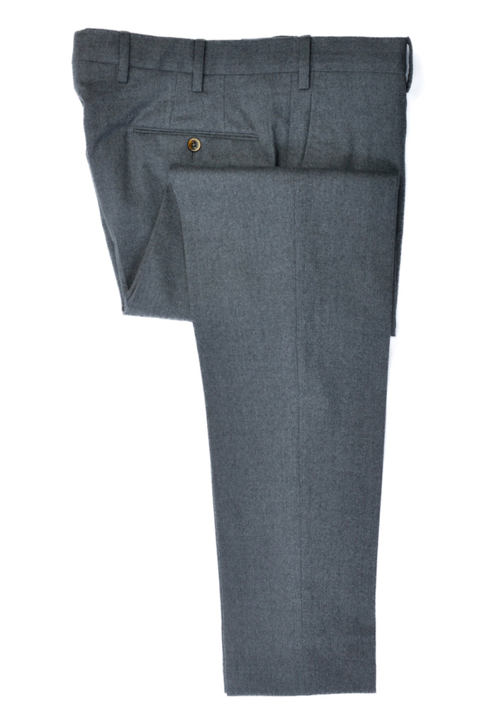 PT PT01 Grey Flannel Slim Fit Stretch Pants Edmonton Luxury Consignment