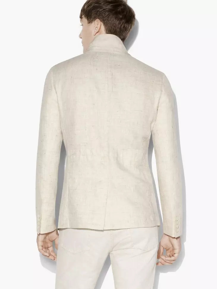 John Varvatos NWT Antique White Slim Fit The Field Jacket Blazer