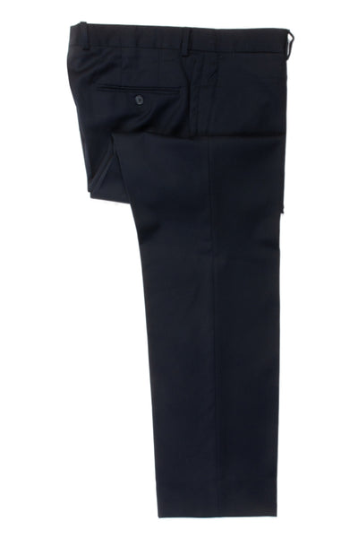 Samuelsohn Navy Blue V-100 Performance Trousers