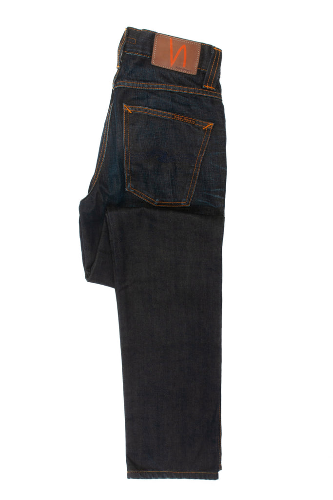 Nudie Slim Jim Organic Brown Indigo Jeans