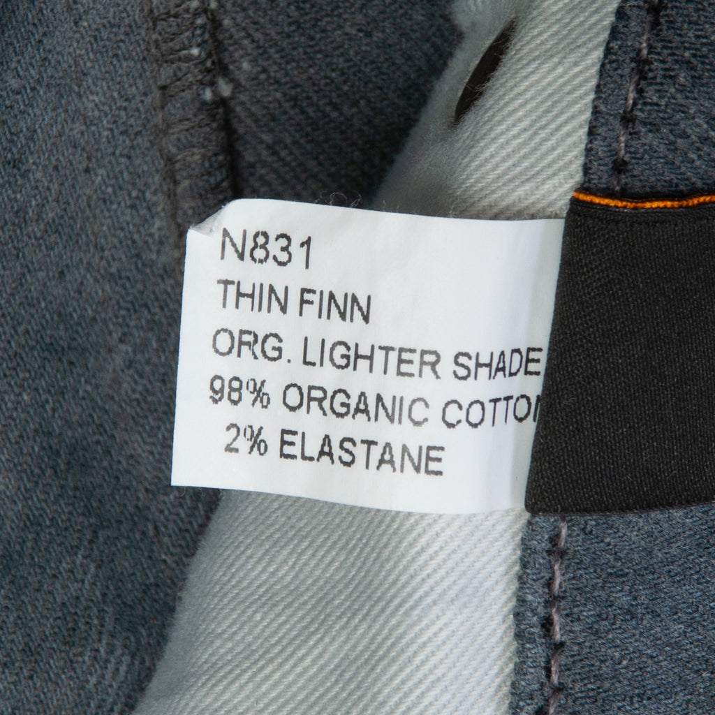 Nudie Thin Finn Lighter Shade Grey Jeans