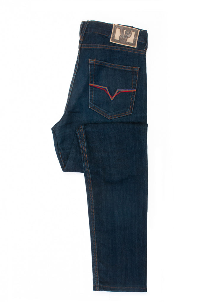 Versace Jeans Slim Fit Dark Wash Denim