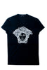 Verace NWT Black Silver Medusa Hardware T-Shirt