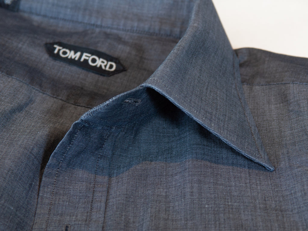 Tom Ford Dark Grey Cotton Shirt