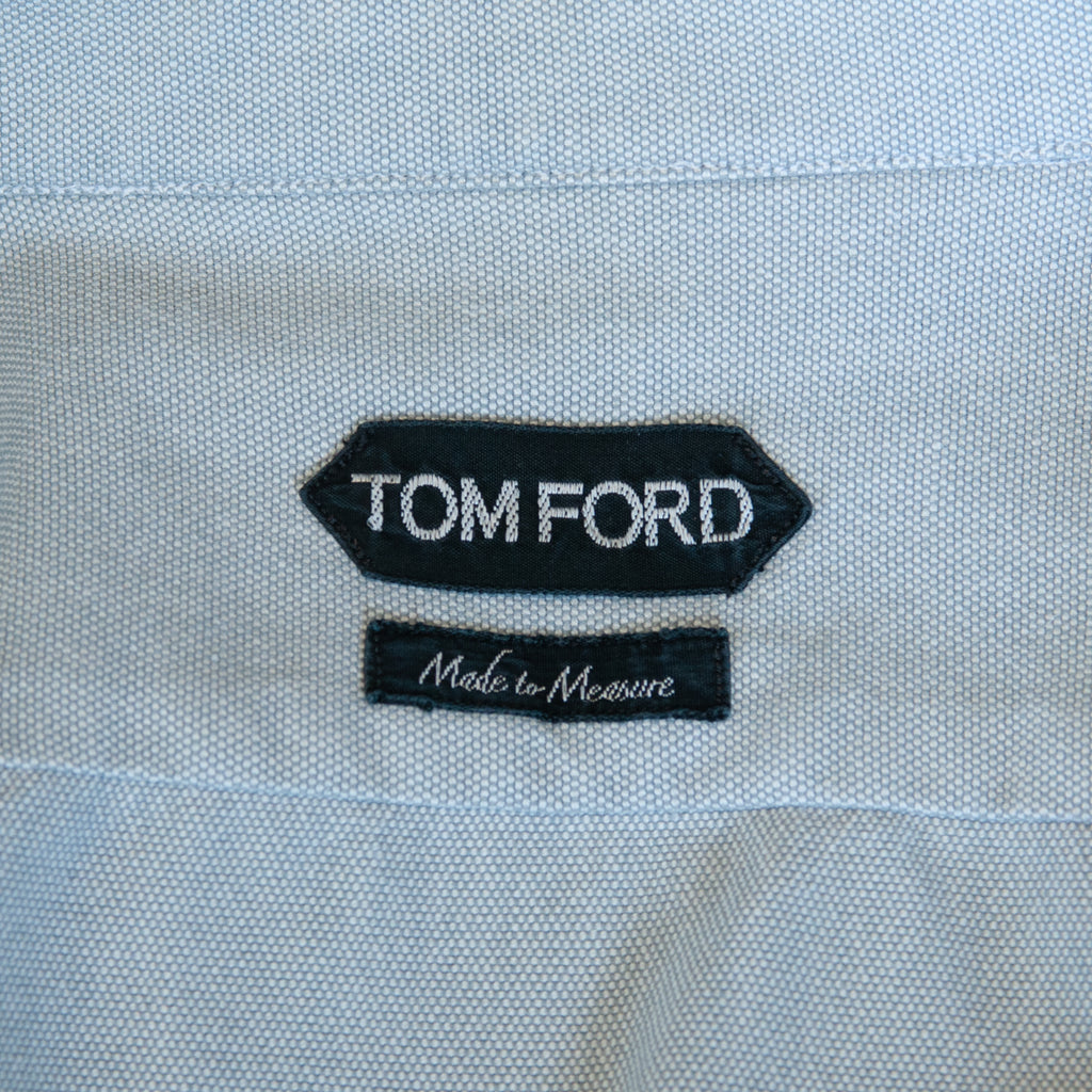 Tom Ford Grey Oxford Cloth Shirt