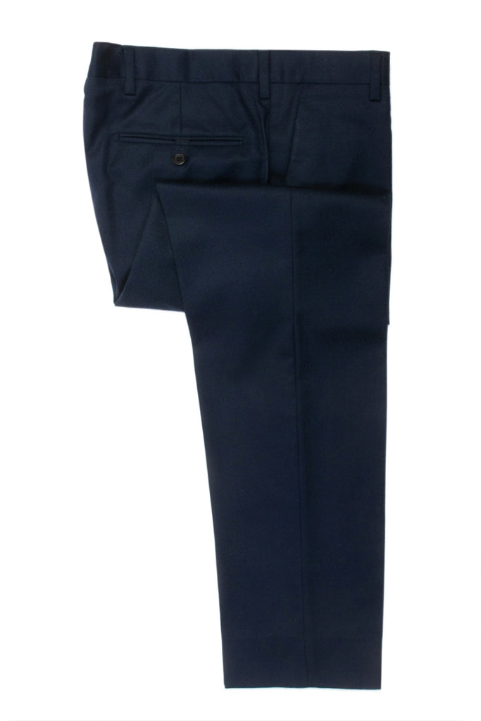 Prada Navy Blue Wool Trousers