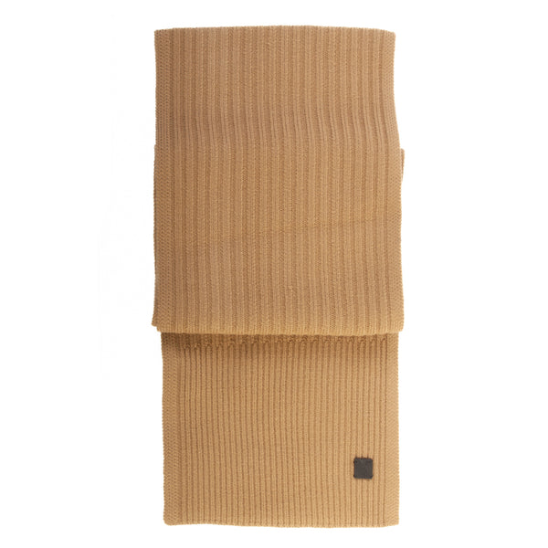 AllSaints Sandalwood Brown Rib Mix Scarf