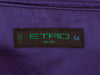 Etro Bold Purple Silk Cotton Blazer