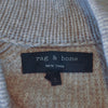 Rag & Bone Oatmeal Brown Waffle Knit Cardigan