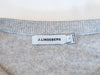 J.Lindeberg Grey Striped Scottish Cashmere Sweater